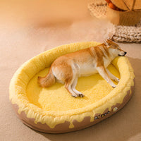 HKM-2176701 Cozy Removable and Washable Warm Dog Bed for Small to Medium Pets