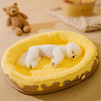 HKM-2176701 Cozy Removable and Washable Warm Dog Bed for Small to Medium Pets