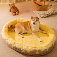HKM-2176701 Cozy Removable and Washable Warm Dog Bed for Small to Medium Pets