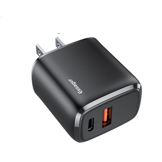 HKM-217683 20W Fast Charge Adapter with Dual Output Ports for USB and Type-C Devices