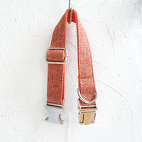 HKM-2179005 Large Orange Polyester Dog Collar - Multiple Sizes Available