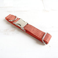 HKM-2179005 Large Orange Polyester Dog Collar - Multiple Sizes Available