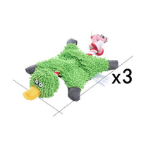 HKM-2180029 Donkey Shape Chew Toy for Dogs - Plush Corduroy Squeaky Molar Training Toy