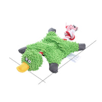 HKM-2180029 Donkey Shape Chew Toy for Dogs - Plush Corduroy Squeaky Molar Training Toy