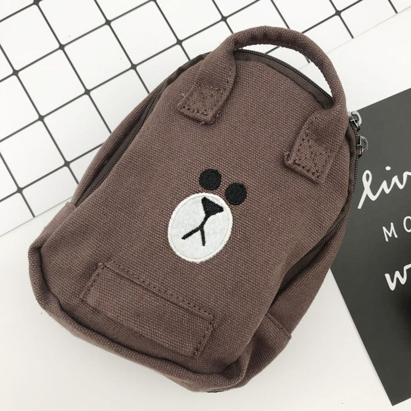 HKM-2181437 Pet Backpack in Duckling Design - Cotton Canvas Schoolbag for Dogs, Available in Large and Small Sizes