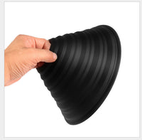 HKM-218195 Anti-Reflective Silica Gel Lens Hood for SLR Cameras - 21cm Diameter