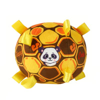 HKM-2182461 Durable Interactive Dog Toy with Plush Handle and Bells for Aggressive Chewers, 15cm