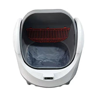 HKM-218259 Automatic Self-Cleaning Cat Litter Box with Odor Control, Large Capacity, Comfortable Design, Eco-Friendly Plastic Material.