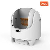 HKM-218259 Automatic Self-Cleaning Cat Litter Box with Odor Control, Large Capacity, Comfortable Design, Eco-Friendly Plastic Material.