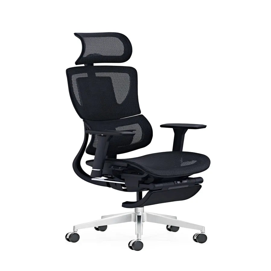 HKM-218259 Ergonomic Mesh Swivel Executive Office Chair for Comfort and Support in Work Environments