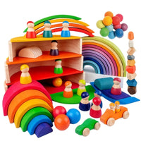 HKM-218259 Montessori Wooden Shape Puzzles for Kindergarten Learning and Development