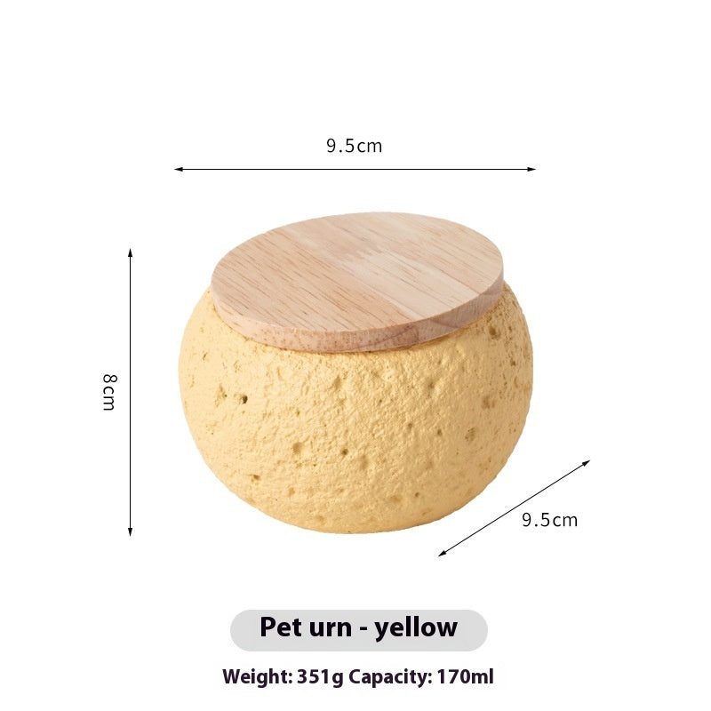 HKM-2182845 Pet Memorial Cement Cinerary Urn for Ash Storage
