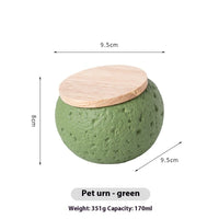 HKM-2182845 Pet Memorial Cement Cinerary Urn for Ash Storage