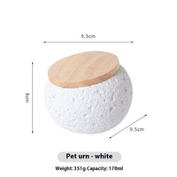 HKM-2182845 Pet Memorial Cement Cinerary Urn for Ash Storage