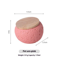 HKM-2182845 Pet Memorial Cement Cinerary Urn for Ash Storage