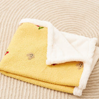 HKM-2183229 Cozy Flannel Pet Blanket for Cats and Small Dogs - Soft, Warm, Machine Washable Options Available