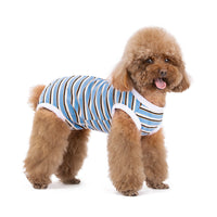 HKM-2183741 Lightweight Cotton Dog Vest for Spring/Summer - Casual Bellyband Design, Multiple Sizes Available