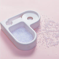 HKM-2185149 Heart-Shaped Double Pet Bowl with Automatic Water Refilling System, 500ml Capacity, PP Material, 22x22x20.8cm
