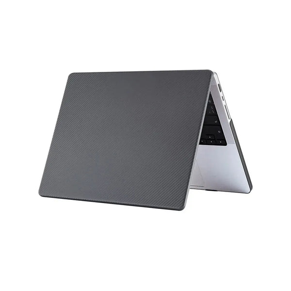 HKM-218515 Carbon Fiber Hard Shell Laptop Case for MacBook Pro 13 (Models A2338, M1, M2, A2289, A2251, A2159)