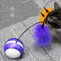 HKM-2185789 Electric Tumbler Cat Toy with LED Lights and Sound Features