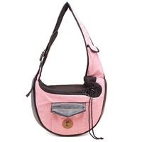 HKM-2187197 Fashionable Cotton Pet Travel Bag with Breathable Design - 28x36x13 CM