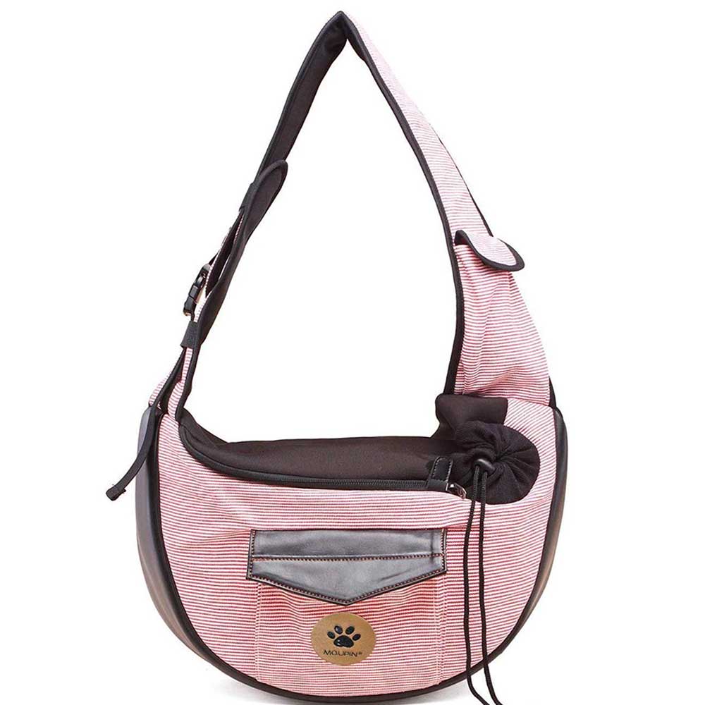 HKM-2187197 Fashionable Cotton Pet Travel Bag with Breathable Design - 28x36x13 CM