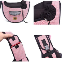 HKM-2187197 Fashionable Cotton Pet Travel Bag with Breathable Design - 28x36x13 CM