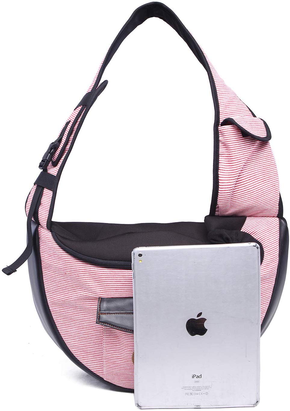 HKM-2187197 Fashionable Cotton Pet Travel Bag with Breathable Design - 28x36x13 CM