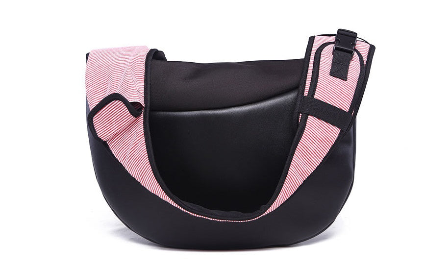 HKM-2187197 Fashionable Cotton Pet Travel Bag with Breathable Design - 28x36x13 CM