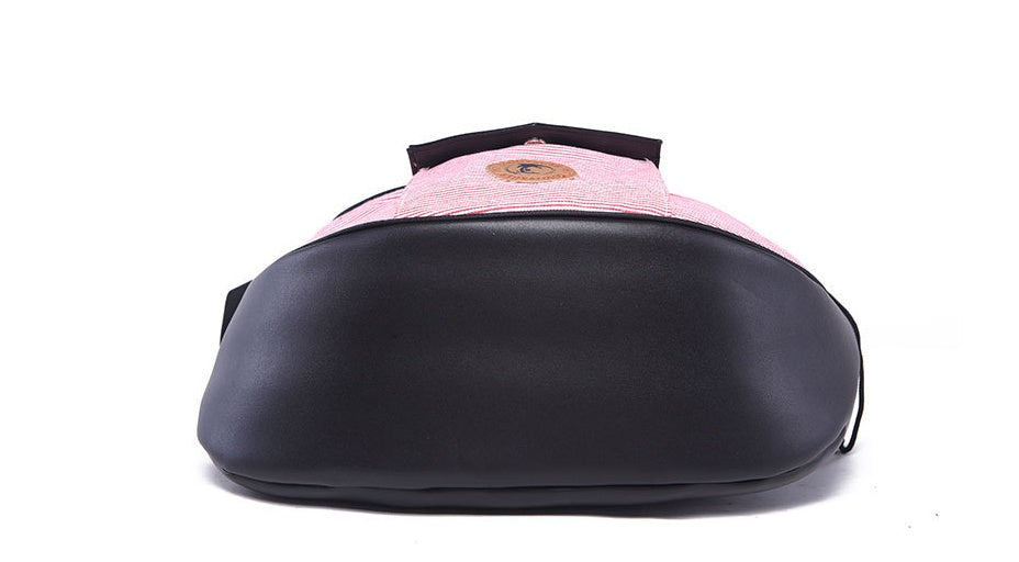 HKM-2187197 Fashionable Cotton Pet Travel Bag with Breathable Design - 28x36x13 CM