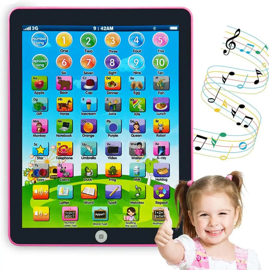 HKM-218771 Educational Learning Tablet for Kids - Mini Portable Reading Machine for Ages 2-13