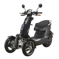 HKM-218835 Electric Three-Wheel Trike Scooter - 2000W/3000W Motor, 2 Passengers, 70-90km Range, Customized Colors