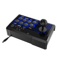 HKM-218835 USB Wired Fighting Stick Joystick for Switch, PS4, PS3, Xbox One, Xbox 360, PC, and Android