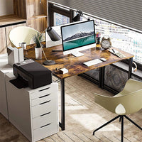 HKM-218835 Wooden Computer Desk for Study and Writing - Sturdy Wood Furniture