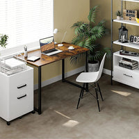 HKM-218835 Wooden Computer Desk for Study and Writing - Sturdy Wood Furniture
