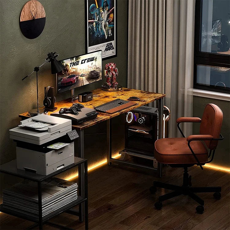 HKM-218835 Wooden Computer Desk for Study and Writing - Sturdy Wood Furniture