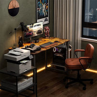 HKM-218835 Wooden Computer Desk for Study and Writing - Sturdy Wood Furniture