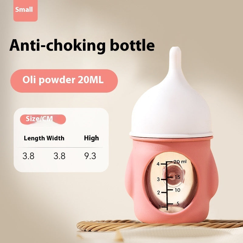 HKM-2188733 Bionic Silicone Pet Feeding Bottle, 20ml & 80ml Sizes, Anti-Choke Design for Kittens and Puppies
