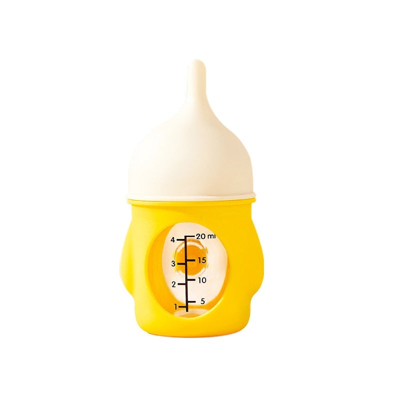 HKM-2188733 Bionic Silicone Pet Feeding Bottle, 20ml & 80ml Sizes, Anti-Choke Design for Kittens and Puppies