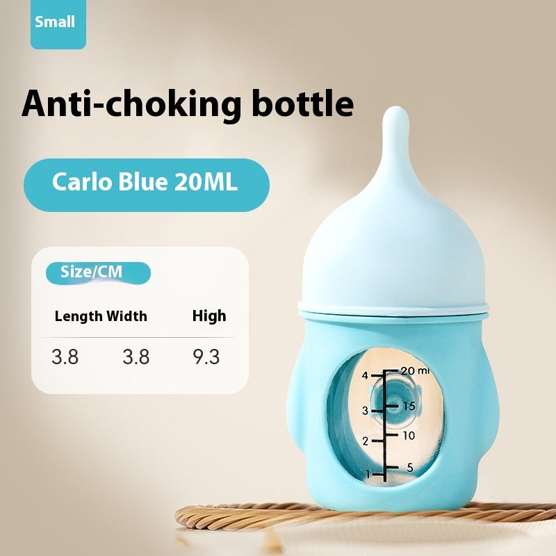 HKM-2188733 Bionic Silicone Pet Feeding Bottle, 20ml & 80ml Sizes, Anti-Choke Design for Kittens and Puppies