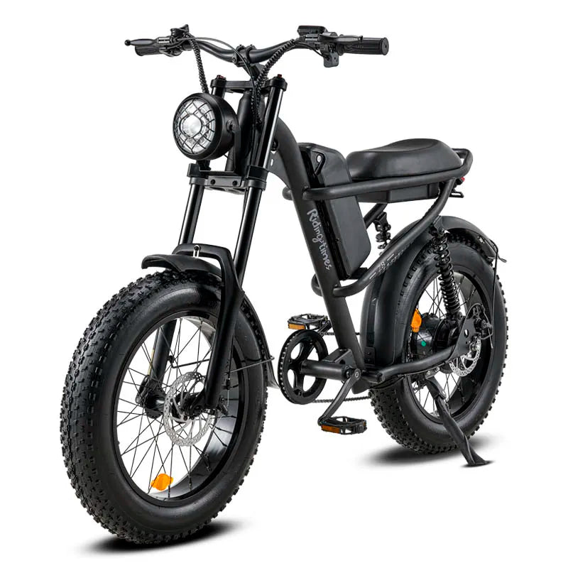 HKM-218899 Electric Fat Tire Bike with 2000W Motor, 7-Speed Gears, and Dual Battery for Adults