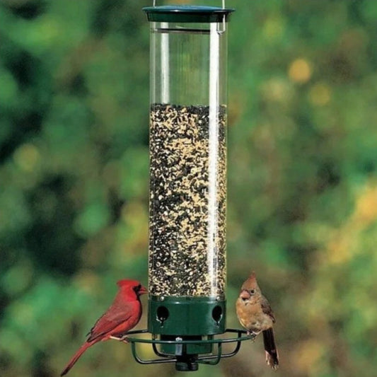 HKM-218899 Metal Hummingbird Feeder in Elegant White Bird Cage Design