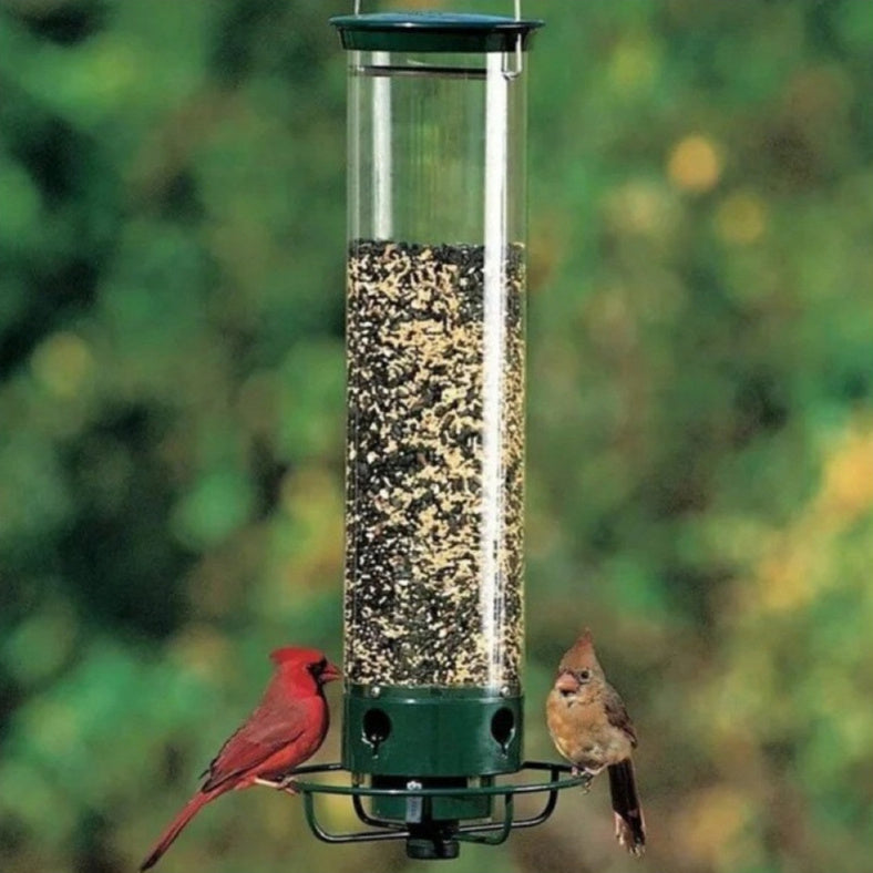 HKM-218899 Metal Hummingbird Feeder in Elegant White Bird Cage Design