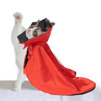 HKM-2189117 Cozy Red Halloween Cloak for Pets - Polyester Pet Clothing