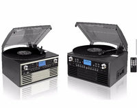 HKM-218963 Versatile Vinyl Record Player and CD Recorder Turntable with Modern Design