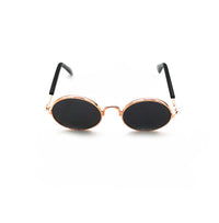 HKM-2189757 Hip Hop Pet Glasses in Various Colors with Stylish Metal Frame and Resin Lenses