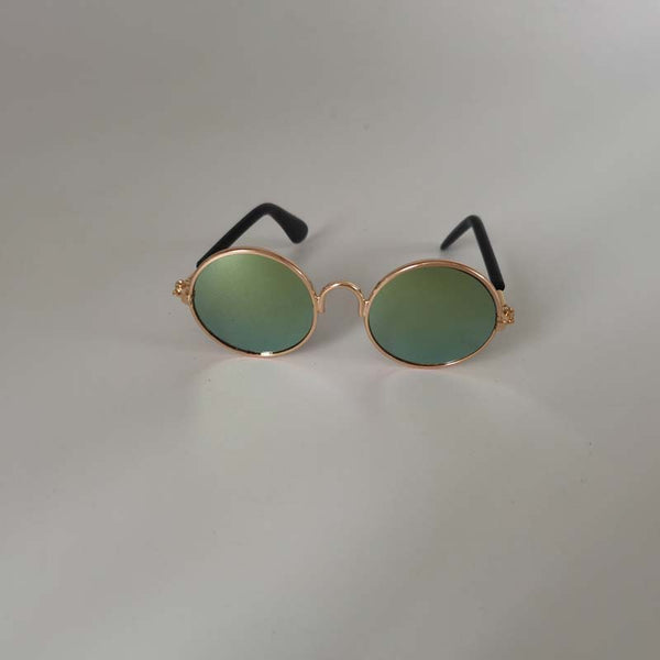HKM-2189757 Hip Hop Pet Glasses in Various Colors with Stylish Metal Frame and Resin Lenses