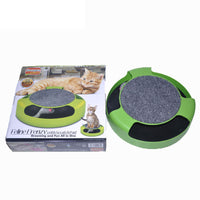 HKM-2190909 Shadowless Rotating Mouse and Cat Turntable in Plastic, Size 25 x 6.5 cm, Box Size 21 x 21 x 8 cm