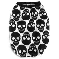 HKM-2191293 Skull Print Cotton T-Shirt Vest for Small to Extra Large Dogs