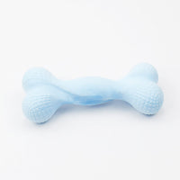 HKM-2191549 Durable TPR Chew Toys for Big and Small Dogs - Fun Bone Shapes in Pink, Yellow, and Blue